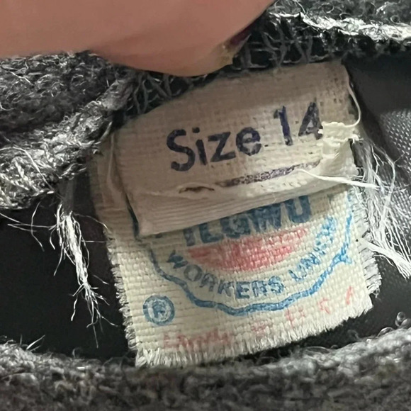 Vintage wool gray midi skirt pleated high rise 28 - Picture 5 of 13